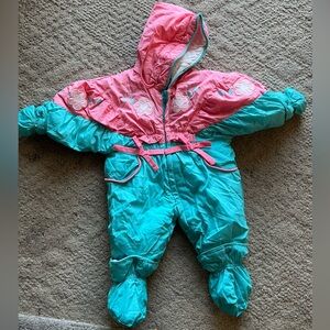 Vintage Baby Fog by London Fog Girls Snowsuit